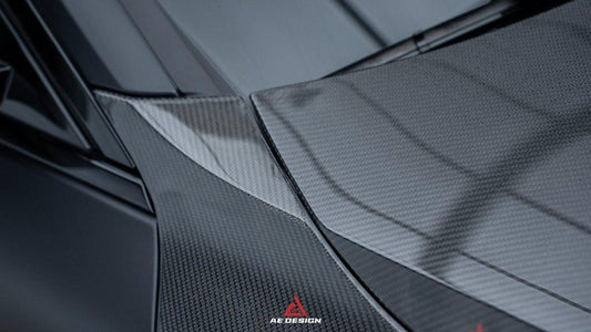 BMW M3 G80 G81 & M4 G82 G83 2021 2022 2023 2024 with Aftermarket Parts - AE Style Hood Carbon Fiber from ArmorExtend