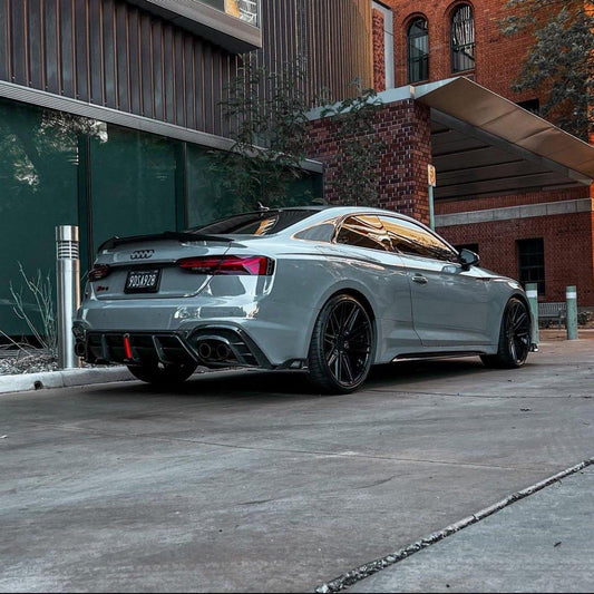 Your Audi RS5 B9.5 2020 2021 2022 2023 2024 with Aftermarket Parts - AE Style Rear Diffuser Carbon Fiber from ArmorExtend