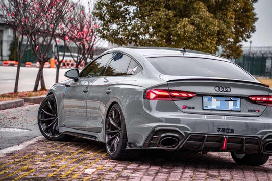 Your Audi RS5 B9.5 2020 2021 2022 2023 2024 with Aftermarket Parts - AE Style Rear Diffuser Carbon Fiber from ArmorExtend