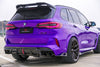 BMW X5M X5MC F95 (Fits Both Pre-LCI & LCI) 2020-ON X6M X6MC F96 (Fits Both Pre-LCI & LCI) 2020-ON with Aftermarket Parts - AE Style Carbon Fiber Rear Diffuser & Canards from  ArmorExtend