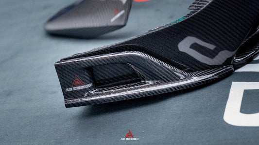 Mercedes Benz A-Class A45/A35/A250/A220 W177 2019 2020 2021 2022 2023 2024 with Aftermarket Parts - AE Style Rear Diffuser Carbon Fiber from ArmorExtend