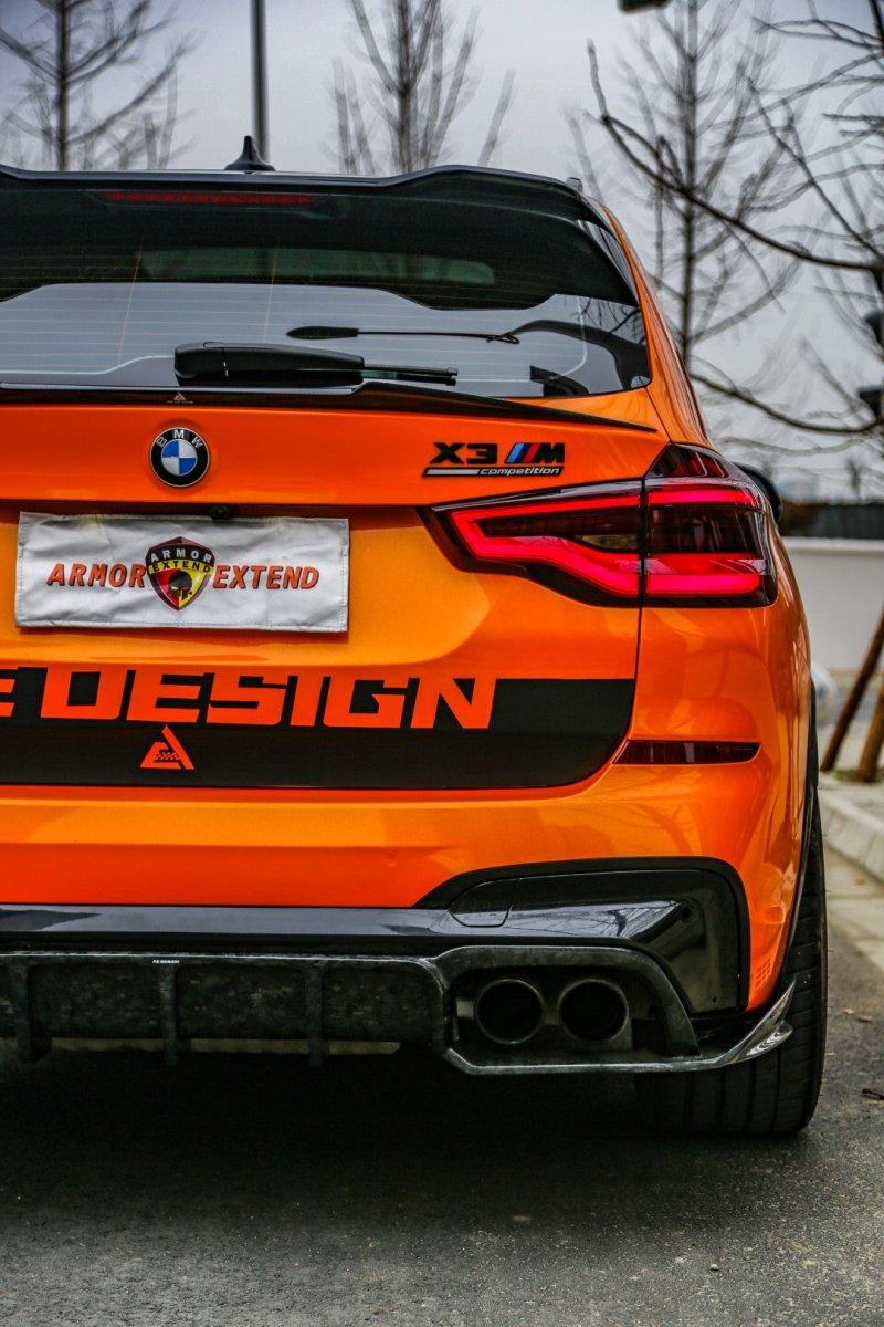 X3m Rear Diffuser BMW X3M X3MC F97 Aftermarket Parts - ArmorExtend Rear Diffuser Carbon ...