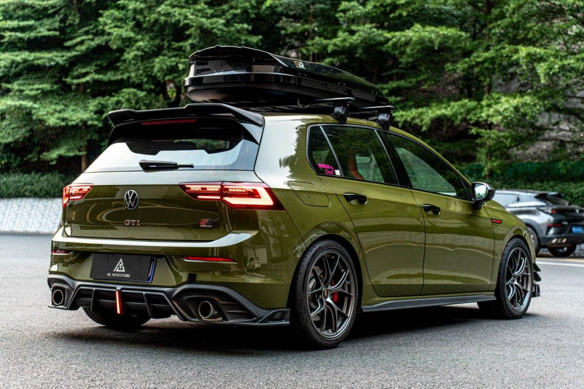 Volkswagen GTI R-line MK8 Aftermarket Parts - ArmorExtend Rear Spoiler ...