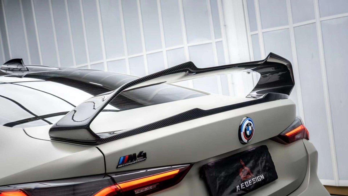 M4 Rear Wing BMW M4 G82 & 4 Series Aftermarket Parts - ArmorExtend Rear Wing Carbon ...