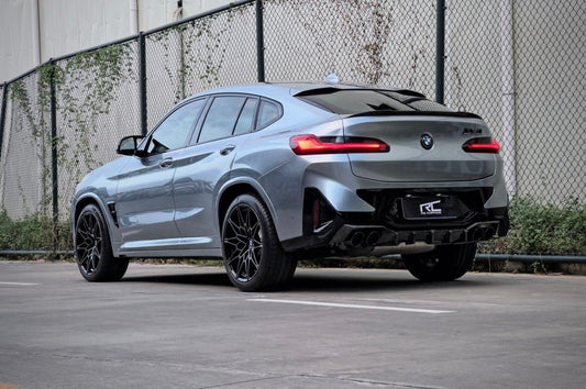 BMW X4 G02 & X4M X4MC F98 (Fits Both Pre-LCI & LCI) 2019 2020 2021 2022 2023 2024 with Aftermarket Parts - AE Style Rear Spoiler Carbon Fiber from ArmorExtend