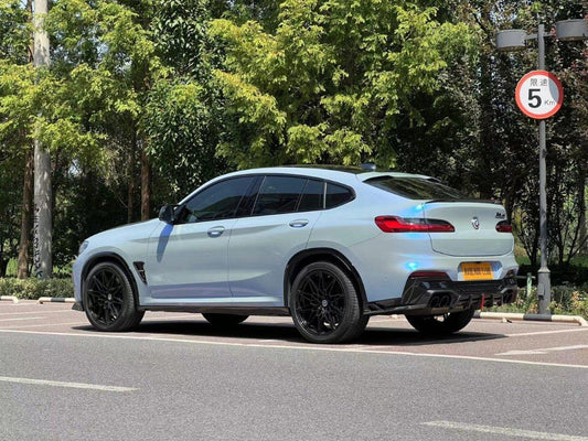 BMW X4 G02 & X4M X4MC F98 (Fits Both Pre-LCI & LCI) 2019 2020 2021 2022 2023 2024 with Aftermarket Parts - AE Style Rear Spoiler Carbon Fiber from ArmorExtend