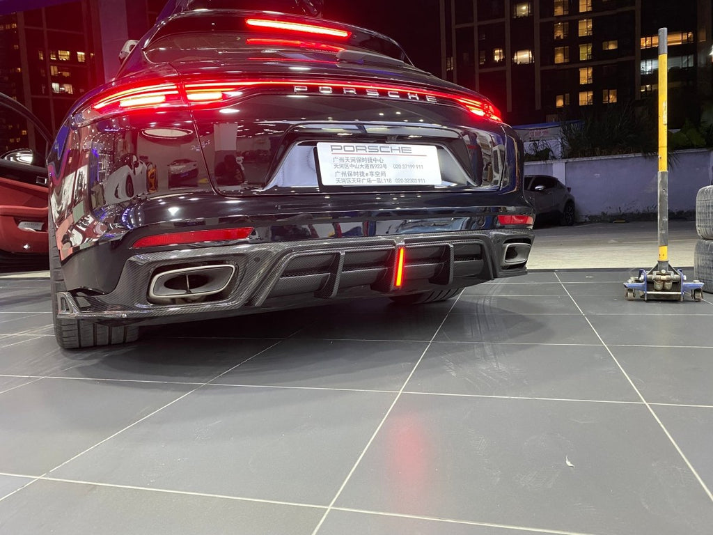 Armorextend ART Carbon Fiber Rear Diffuser & Canards for Porsche Panamera 971.1 971.2 - Performance SpeedShop