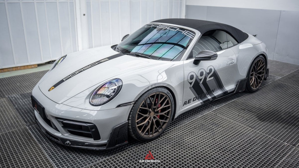 Armorextend "ART" Pre-preg Carbon Fiber Front Splitter for Porsche 992 Carrera / 4 / S / 4S with Sport Package - Performance SpeedShop
