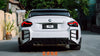 ArmorExtend ART Pre-preg Carbon Fiber Rear Bumper Upper Valences for BMW M2 & M2C G87 - Performance SpeedShop