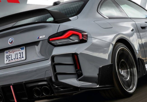 ArmorExtend ART Pre-preg Carbon Fiber Rear Bumper Upper Valences for BMW M2 & M2C G87 - Performance SpeedShop