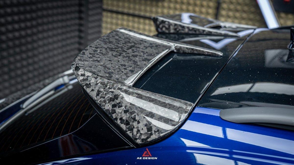 Audi RSQ8 Aftermarket Parts - ArmorExtend Rear Roof Spoiler Pre-preg ...