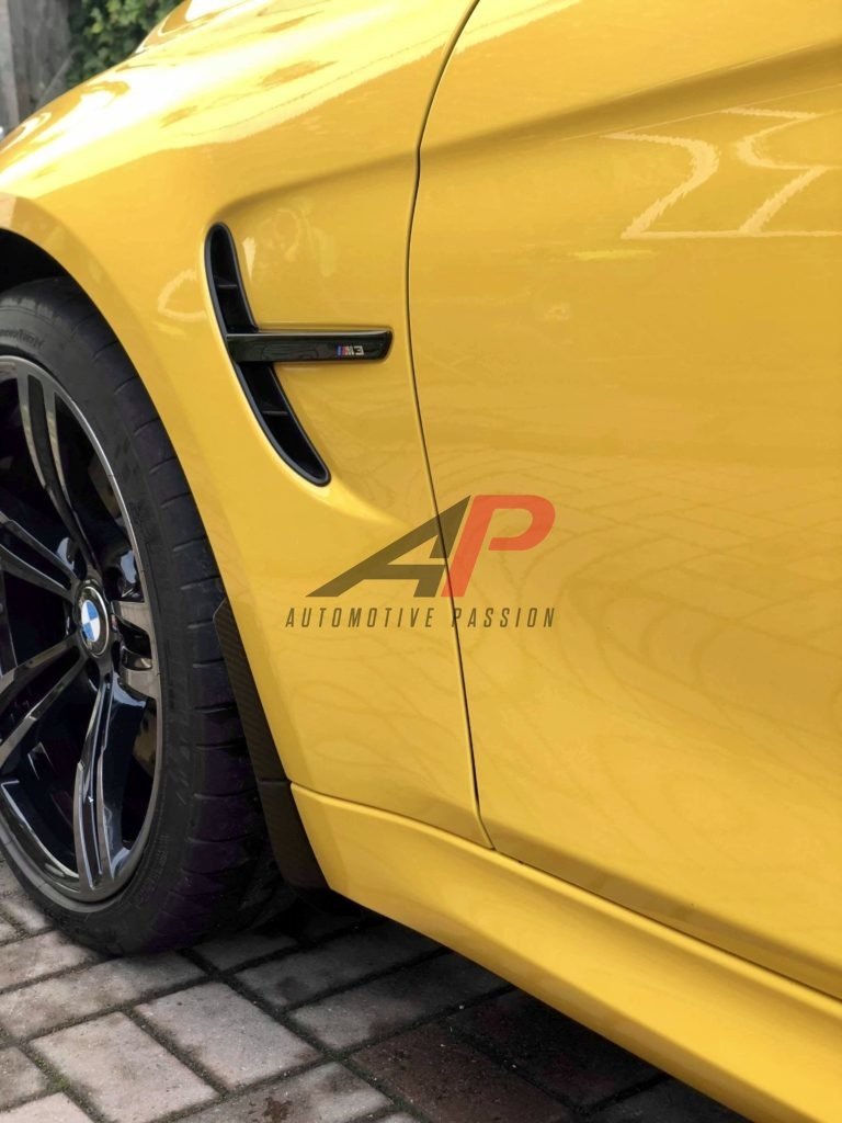 Automotive Passion BMW M3 M4 F80 F82 F83 Front Carbon Arch Guards Mud Flaps - Performance SpeedShop