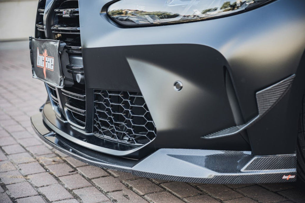 BCTXE Carbon Fiber Front Bumper Canards For BMW M3 G80 M4 G82 G83 2021-ON - Performance SpeedShop