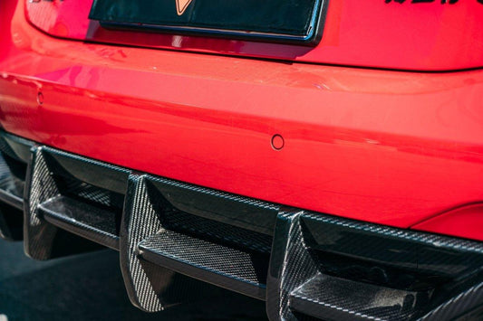 BCTXE Carbon Fiber Rear Diffuser & Rear Canards for Audi RS7 C8 2020-ON - Performance SpeedShop