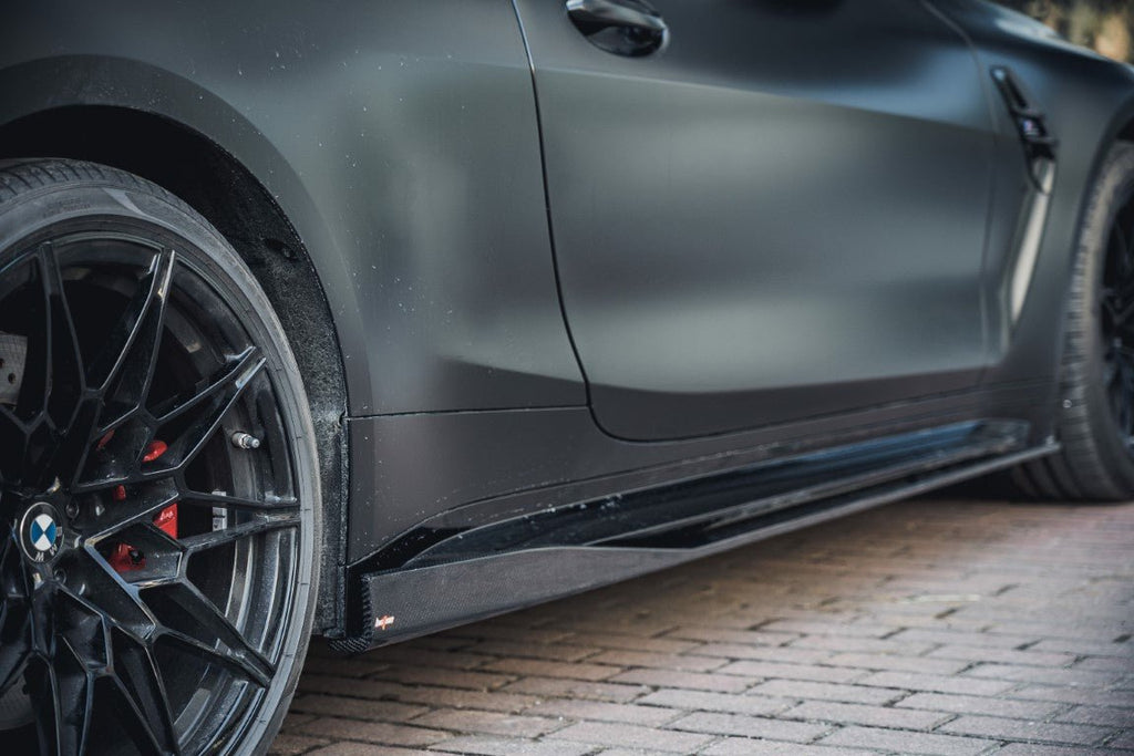 BCTXE Carbon Fiber Side Skirts For BMW M4 G82 G83 2021-ON - Performance SpeedShop