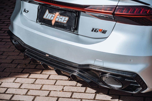 BCTXE Tuning Carbon Fiber Rear Diffuser Ver.2 for Audi S7 & A7 S Line 2019-ON C8 - Performance SpeedShop