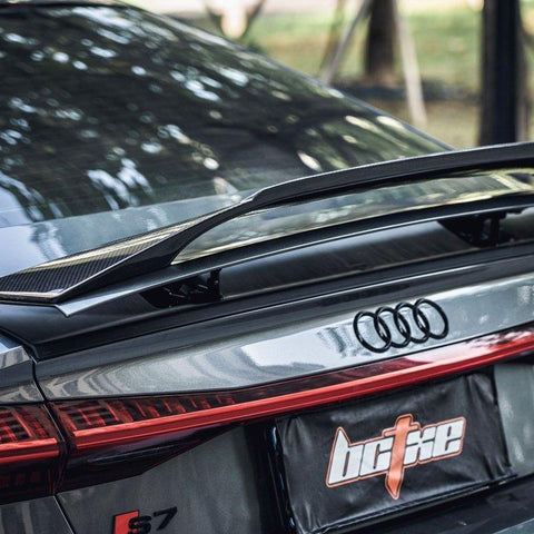 BCTXE Tuning Carbon Fiber Rear Spoiler Ver.2 for Audi RS7 S7 A7 2019-ON C8 - Performance SpeedShop
