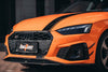 BCTXE Tuning Pre-preg Carbon Fiber Front Bumper Canards for Audi S5 & A5 S Line 2020-ON B9.5 - Performance SpeedShop