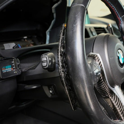 BMW M-Power Forged Carbon / Luminous Wheel Paddle Shifter - Performance SpeedShop