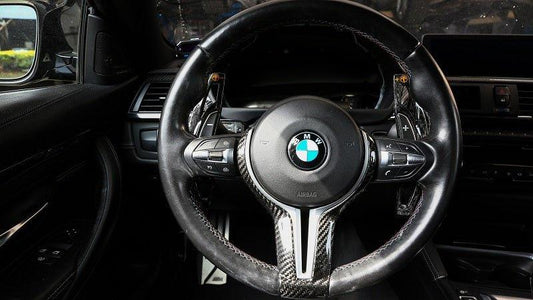 BMW M-Power Forged Carbon / Luminous Wheel Paddle Shifter - Performance SpeedShop