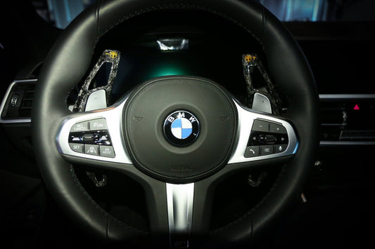 BMW m340i G20 Forged Carbon / Luminous Wheel Paddle Shifter - Performance SpeedShop
