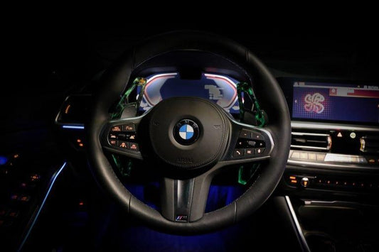 BMW m340i G20 Forged Carbon / Luminous Wheel Paddle Shifter - Performance SpeedShop