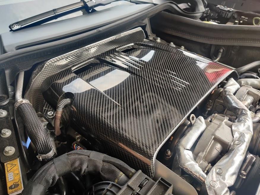 CMST Carbon Fiber Engine Cover for Mercedes Benz AMG GT & GTS & GTC & GTR 2015-ON - Performance SpeedShop