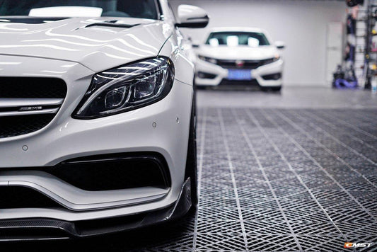 CMST Carbon Fiber Front Lip for Mercedes Benz C63 C63S AMG Sedan & Coupe 2015-ON - Performance SpeedShop