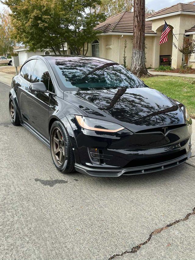 Model X Modifications Tesla Model X P100D Performance/Base Aftermarket Parts CMST Tuning ...