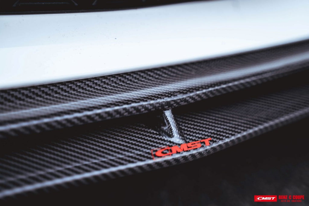 CMST Carbon Fiber Front Lip Splitter for Mercedes Benz C Coupe W205(2019-ON) - Performance SpeedShop
