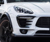 CMST Carbon Fiber Front Upper Valences 4 Pcs for Porsche Macan & Macan S 2015-2018 - Performance SpeedShop