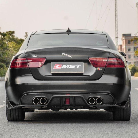 Jaguar XE 2017-2020 with Aftermarket Parts - Rear Diffuser Carbon Fiber / FRP from CMST Tuning
