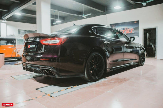 Maserati Quattroporte 2017-ON GT, S, GranLusso with Aftermarket Parts - Rear Diffuser Carbon Fiber / FRP from CMST Tuning