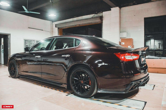 Maserati Quattroporte 2017-ON GT, S, GranLusso with Aftermarket Parts - Rear Diffuser Carbon Fiber / FRP from CMST Tuning