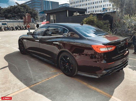 Maserati Quattroporte 2017-ON GT, S, GranLusso with Aftermarket Parts - Rear Diffuser Carbon Fiber / FRP from CMST Tuning