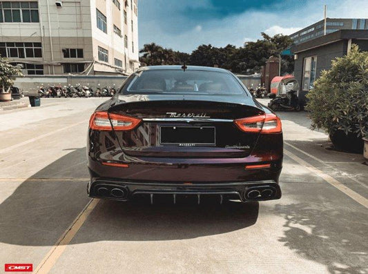 Maserati Quattroporte 2017-ON GT, S, GranLusso with Aftermarket Parts - Rear Diffuser Carbon Fiber / FRP from CMST Tuning