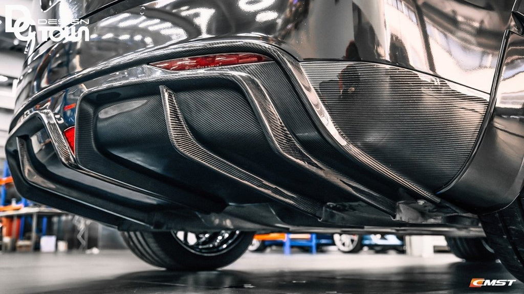 CMST Carbon Fiber Rear Diffuser for Tesla Model X 2016-2021 - Performance SpeedShop