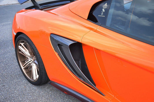 CMST Carbon Fiber Rear Fender Side vents for McLaren 650S - Performance SpeedShop