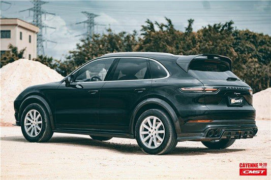 Porsche Cayenne 9Y0 9Y0.1 Base/S/GTS/Turbo/Turbo S 2019-2023 with Aftermarket Parts - Carbon Fiber & FRP Rear Roof Spoiler from CMST Tuning