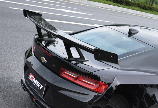 Chevrolet Camaro 6th Gen Z/28 2SS 1SS 3LT 2LT 1LT 2LS 1LS 2015-2024 & Camaro 6th Gen ZL1 2017-2024 with Aftermarket Parts - Rear Wing Carbon Fiber / FRP from CMST Tuning
