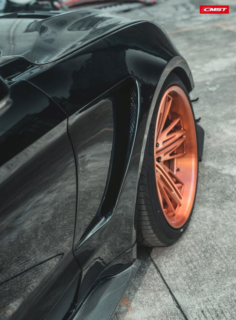 CMST Carbon Fiber Side Skirts for Ford Mustang S550.2 2018- 2020 - Performance SpeedShop