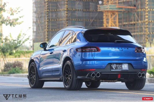 Porsche Macan 95B.1 Base/S/GTS/Sport Edition/Turbo 2015-2018 & Macan 95B.2 Base/S/GTS/Turbo 2019-2021 with Aftermarket Parts - Carbon Fiber & FRP Side Skirts from CMST Tuning