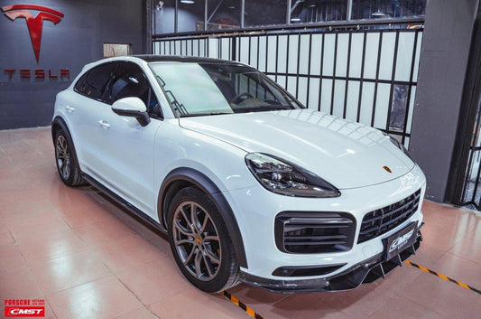 Porsche Cayenne 9Y0 9Y0.1 Base/S/GTS/Turbo/Turbo S 2019 2020 2021 2022 2023 & Cayenne 9Y0 9Y0.2 Base/S/GTS/Turbo/Turbo S 2024-On & Cayenne 9Y3 9Y3.1 Base/S/GTS/Turbo/Turbo S/Turbo GT 2019 2020 2021 2022 2023 & Cayenne 9Y3 9Y3.2 Base/S/GTS/Turbo/Turbo S/Turbo GT 2024-On with Aftermarket Parts - Wheel Arches Carbon Fiber / FRP from CMST Tuning