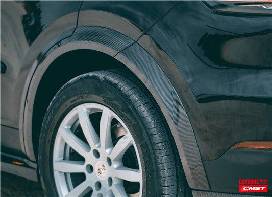 Porsche Cayenne 9Y0 9Y0.1 Base/S/GTS/Turbo/Turbo S 2019 2020 2021 2022 2023 & Cayenne 9Y0 9Y0.2 Base/S/GTS/Turbo/Turbo S 2024-On & Cayenne 9Y3 9Y3.1 Base/S/GTS/Turbo/Turbo S/Turbo GT 2019 2020 2021 2022 2023 & Cayenne 9Y3 9Y3.2 Base/S/GTS/Turbo/Turbo S/Turbo GT 2024-On with Aftermarket Parts - Wheel Arches Carbon Fiber / FRP from CMST Tuning