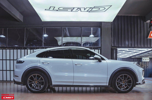 Porsche Cayenne 9Y0 9Y0.1 Base/S/GTS/Turbo/Turbo S 2019 2020 2021 2022 2023 & Cayenne 9Y0 9Y0.2 Base/S/GTS/Turbo/Turbo S 2024-On & Cayenne 9Y3 9Y3.1 Base/S/GTS/Turbo/Turbo S/Turbo GT 2019 2020 2021 2022 2023 & Cayenne 9Y3 9Y3.2 Base/S/GTS/Turbo/Turbo S/Turbo GT 2024-On with Aftermarket Parts - Wheel Arches Carbon Fiber / FRP from CMST Tuning