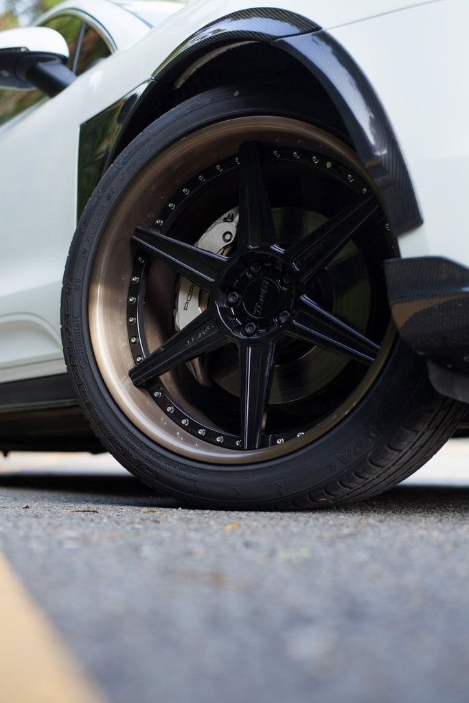 CMST Carbon Fiber Wheel Arches (12 Pcs) for Porsche Macan & Macan S & Macan GTS 2015-2021 - Performance SpeedShop