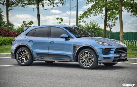 Macan 95B.1 Base/S/GTS/Sport Edition/Turbo 2015-2018 with Aftermarket Parts - Vacuumed Carbon & FRP Widebody Wheel Arches from CMST Tuning
