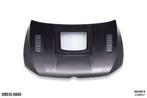 CMST Tuning Carbon Fiber Clearview Hood Bonnet Glass Transparent for Golf & GTI & Golf R MK8 - Performance SpeedShop