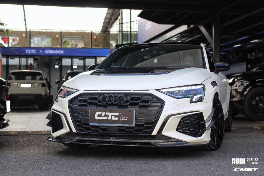 CMST Tuning Carbon Fiber Front Bumper Canards for Audi S3 A3 8Y 2021-ON - Performance SpeedShop