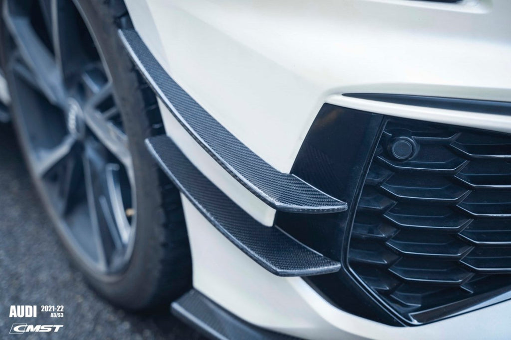 Carbon Fiber Front Bumper Canards for Audi S3 A3 8Y – Performance